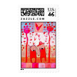 Human LoveCouple Stamp