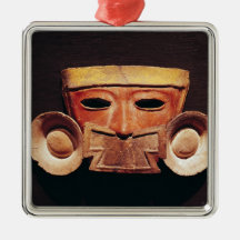 Human mask, from Teotihuacan Christmas Tree Ornaments