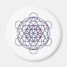 Human Merkaba Energy Field from our 7 Chakras Refrigerator Magnet