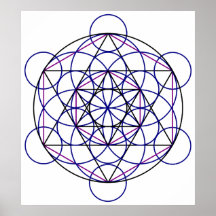 Human Merkaba Energy Field from our 7 Chakras Print
