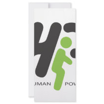 Human Power Customized Rack Card