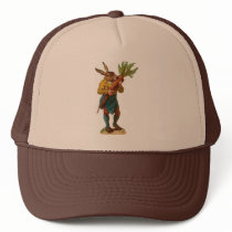 Human Rabbit With GIANT CARROT ! Trucker Hat