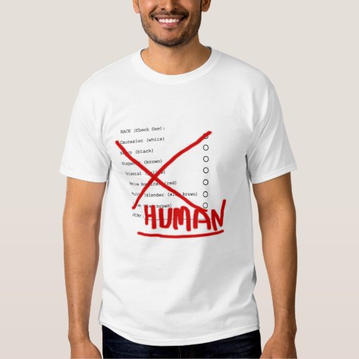 HUMAN RACE SHIRT | Zazzle