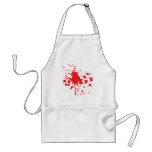human red blood splatter aprons