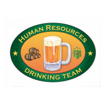 Human Resources Drinking Team posters
