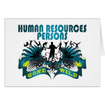 Human Resources Persons Gone Wild Greeting Cards