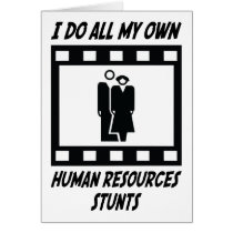 Human Resources Stunts Greeting Cards