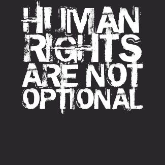 HUMAN RIGHTS ARE NOT OPTIONAL shirt
