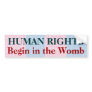 "Human Rights" Bumper Stickers