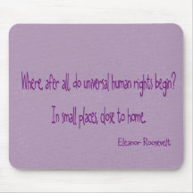 Human Rights Mouse Pad