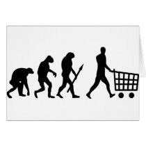 human shopping evolution cards