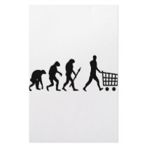human shopping evolution stationery