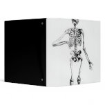 Human Skeleton Vinyl Binder