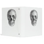Human skull anatomy sketch drawing binder