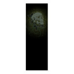 human skull bookmark business card