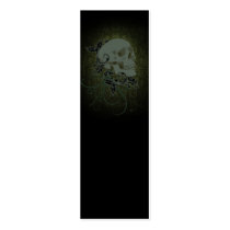 human skull bookmark business cards