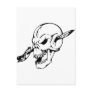 Human Skull Postcards