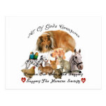 Humane Society All God's Creatures Animal Support Post Card