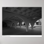 Humanities Building Arches, March 1966 Print