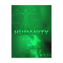 Humanity Post Card postcards