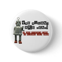 Humans are Dead Conchords buttons by Zerotees Humans are Dead Conchords buttons