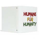 Humans For Humanity Custom 3 Ring Binders