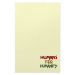 Humans For Humanity Custom Stationery Paper