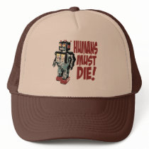 Humans Must Die Mesh Hats