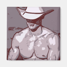 Humble Cowboy Refrigerator Magnet