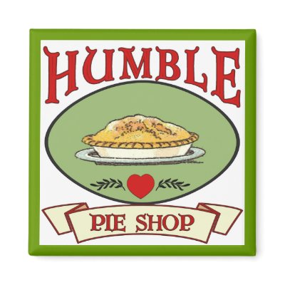 Humble Pie Shop Refrigerator Magnets by figstreetstudio