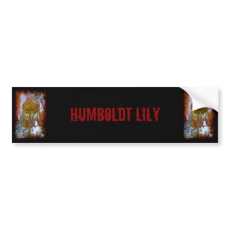 Humboldt Lily Bumper Stickers