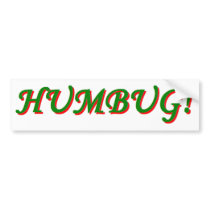 Humbug! Bumper Sticker