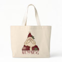 Humbug Santa Christmas Tote Bag