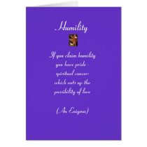 Humility - Card - Diocese by saintjohnthebaptist Humility - Card - Diocese