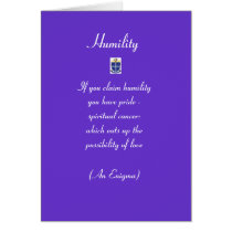 Humility - Card - Diocese by saintjohnthebaptist Humility - Card - Diocese