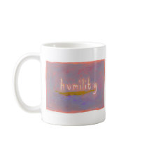 Humility - fresh simple colorful painting art mugs