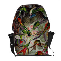 Humingbird Zoological print messenger bag