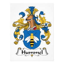 Hummel Family Crest Custom Invitations