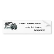 hummer bummer bumper stickers by chocolatemugmaker hummer bummer bumper stickers