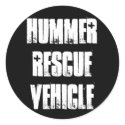 Hummer Rescue Vehicle stickers by locolongball Hummer Rescue Vehicle stickers