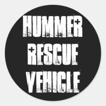 Hummer Rescue Vehicle Stickers