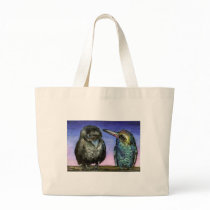 Humming bird and raven bags