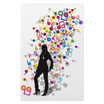 Humming_Tunes Customized Stationery