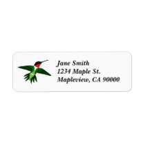 Hummingbird Address Labels labels