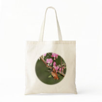 Hummingbird and Flowers Picture Bags
