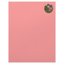 Hummingbird and Flowers Picture Letterhead Design