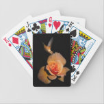 Hummingbird and Orange Rose playing Cards playing cards