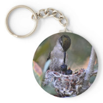 Hummingbird Babies Key Chain