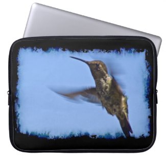 Hummingbird Black Edge Computer Sleeves