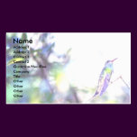 Hummingbird Business Profile Card business cards